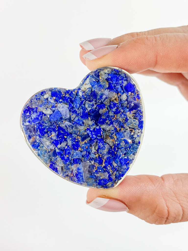 Orgonite Heart Lapis Lazuli | Medium