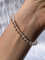 Clear Quartz Bead Bracelet