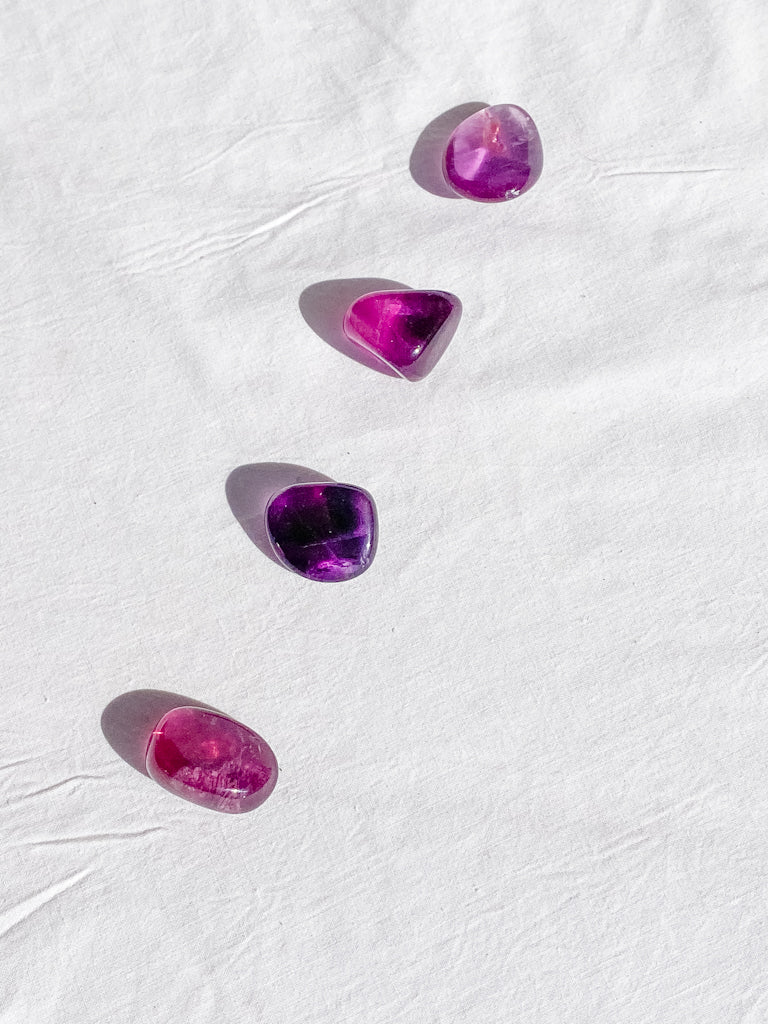 Fluorite Purple Tumbles | Small