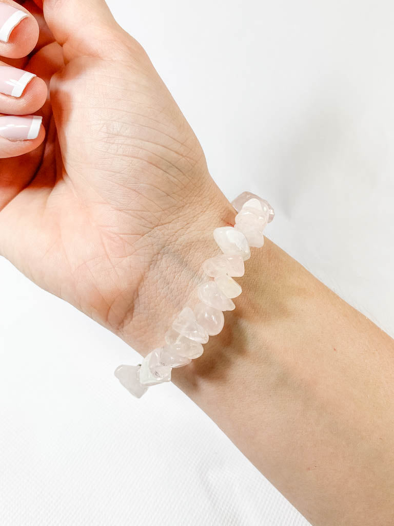 Gemstone Bracelets Rose Quartz