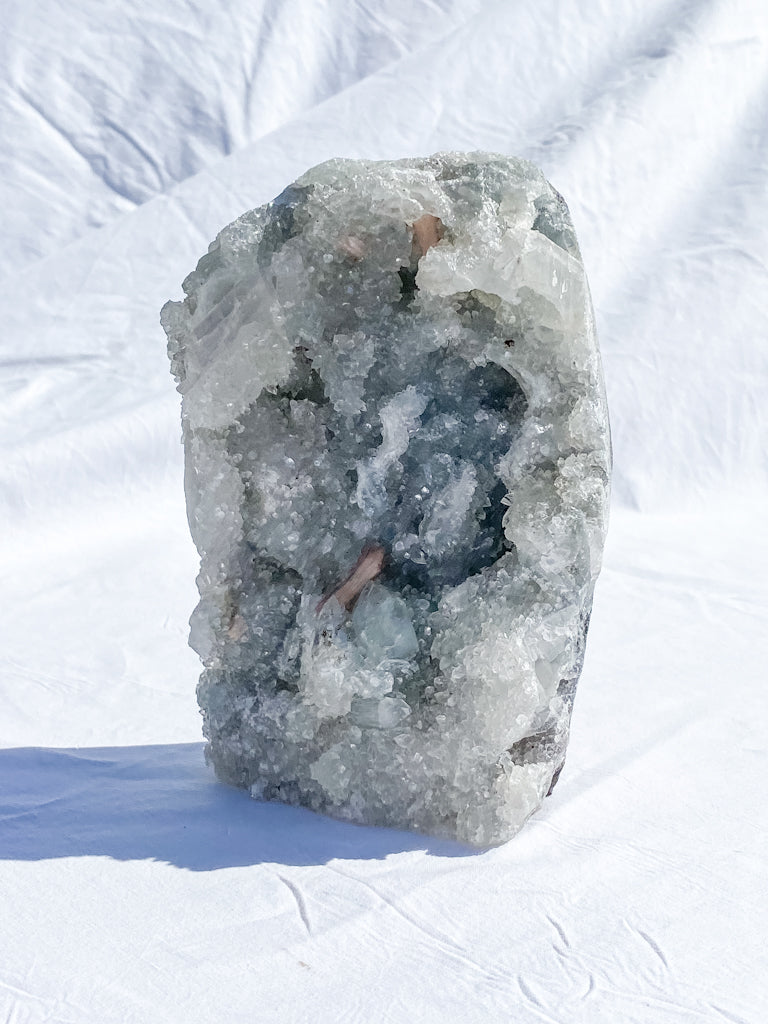 Chalcedony with Inclusions CutBase Cluster 1.8kg