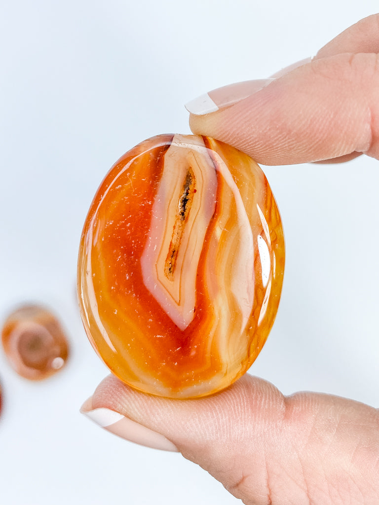 Carnelian Worry Stone