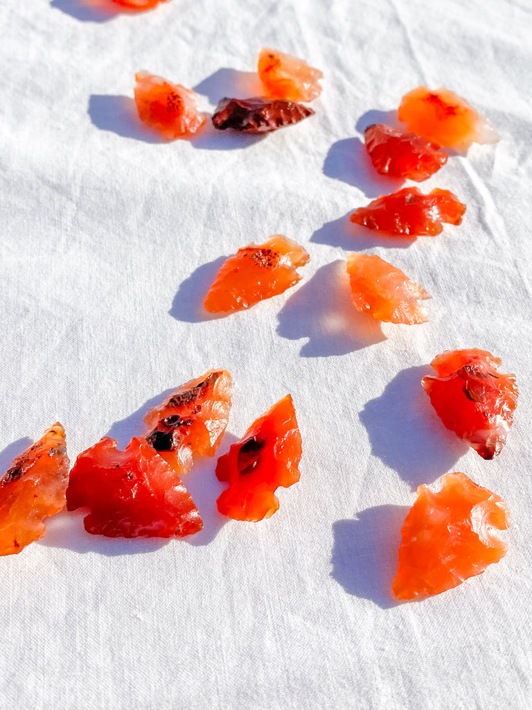 Carnelian Arrow Heads | Mini