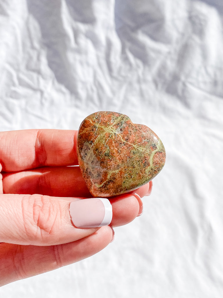 Unakite Heart | Small