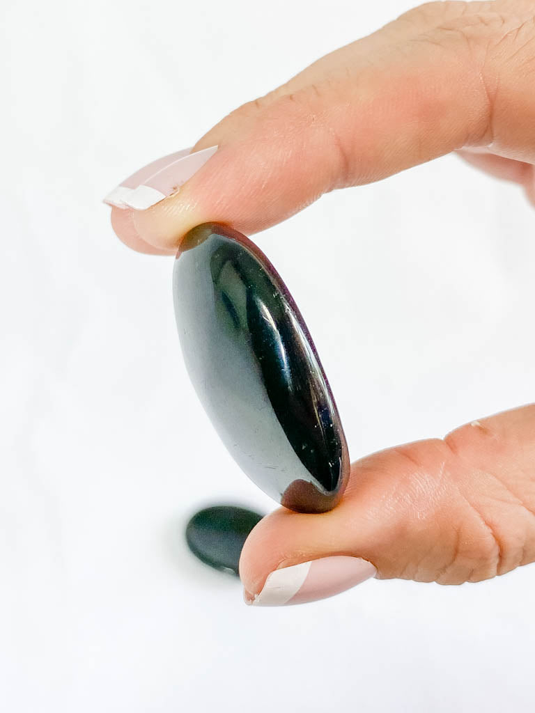 Black Obsidian Worry Stone