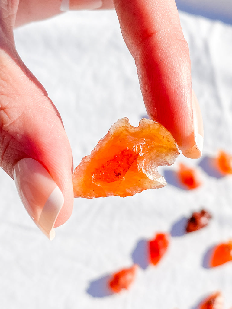 Carnelian Arrow Heads | Mini