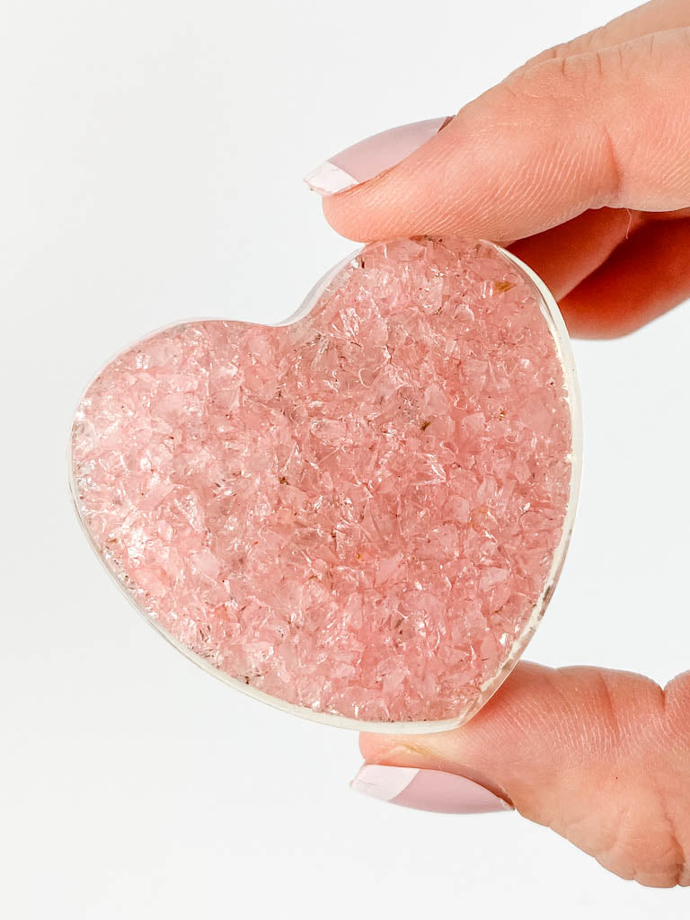 Orgonite Heart Rose Quartz | Medium