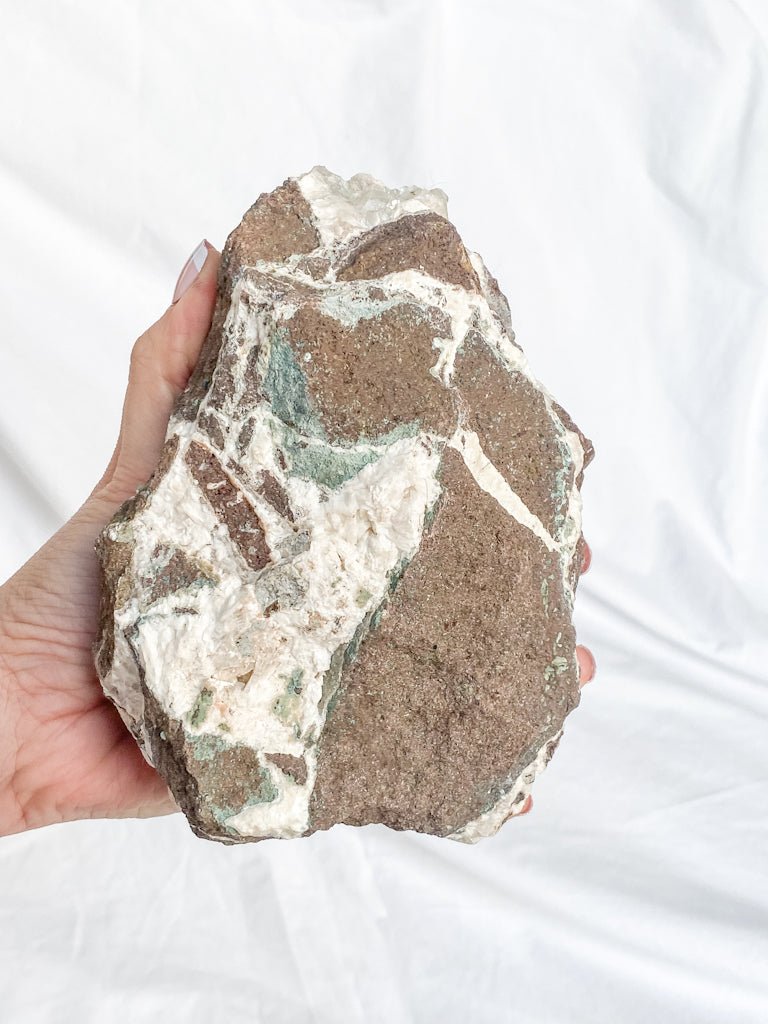 Green Apophyllite and StilBite Cluster 1.5kg