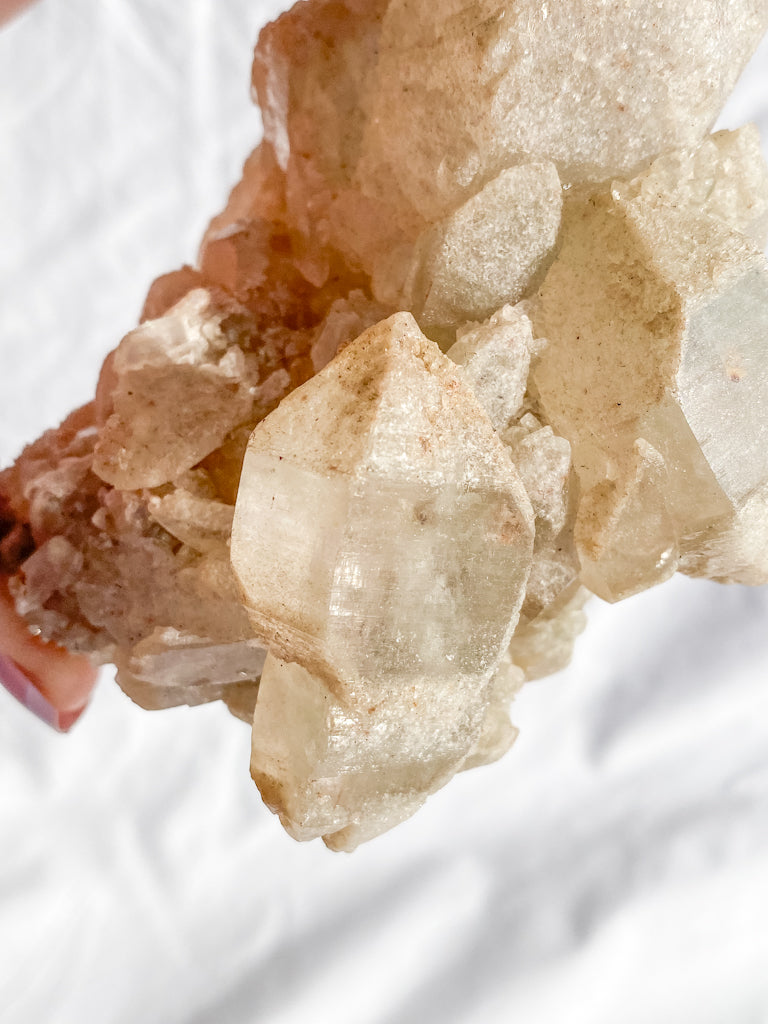 Himalayan Quartz Cluster with Inclusions 536g