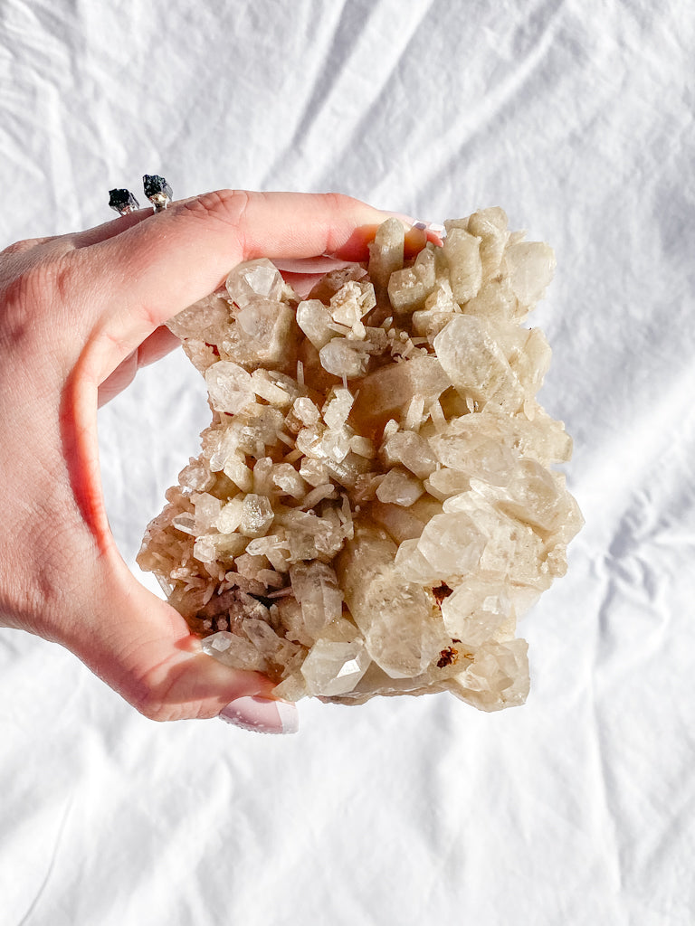 Himalayan Quartz Cluster with Inclusions 459g