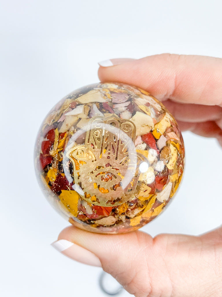 Orgonite Mookaite Sphere | X Large