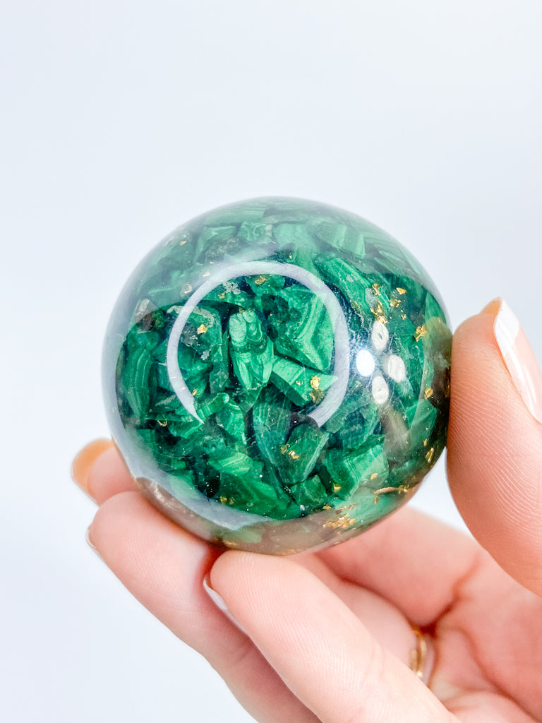 Orgonite Malachite Sphere | X Large