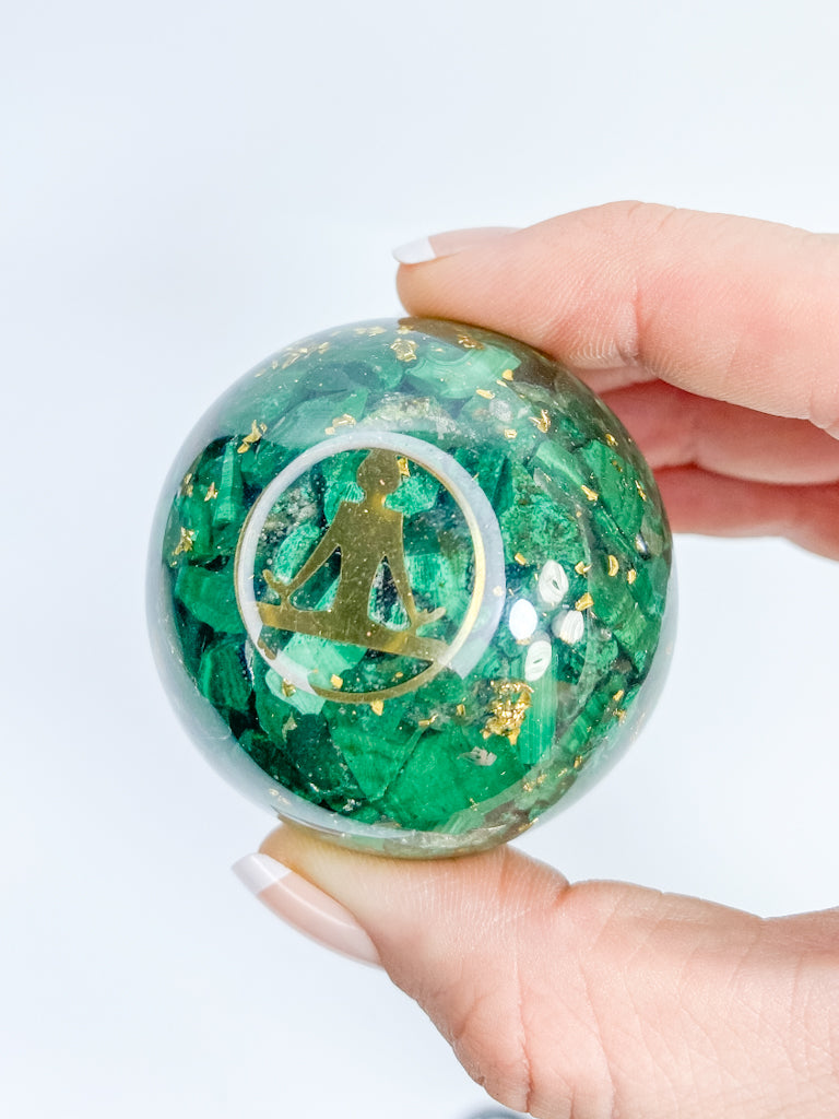 Orgonite Malachite Sphere | X Large