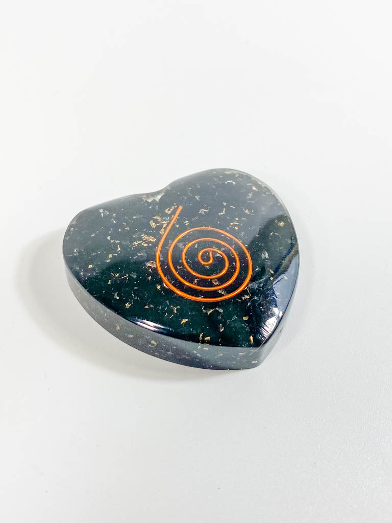 Orgonite Heart Black Tourmaline | Medium