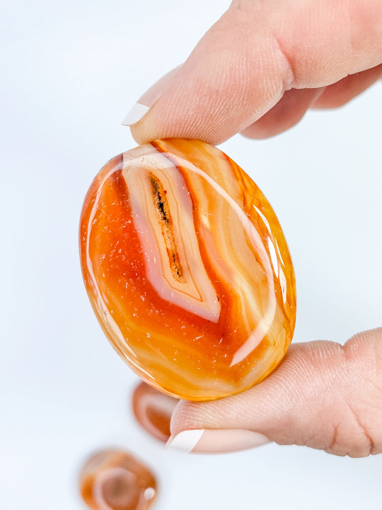 Carnelian Worry Stone