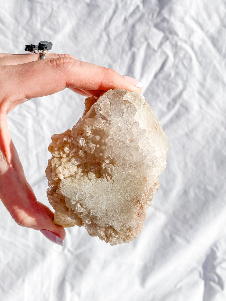 Himalayan Quartz Cluster with Inclusions 536g