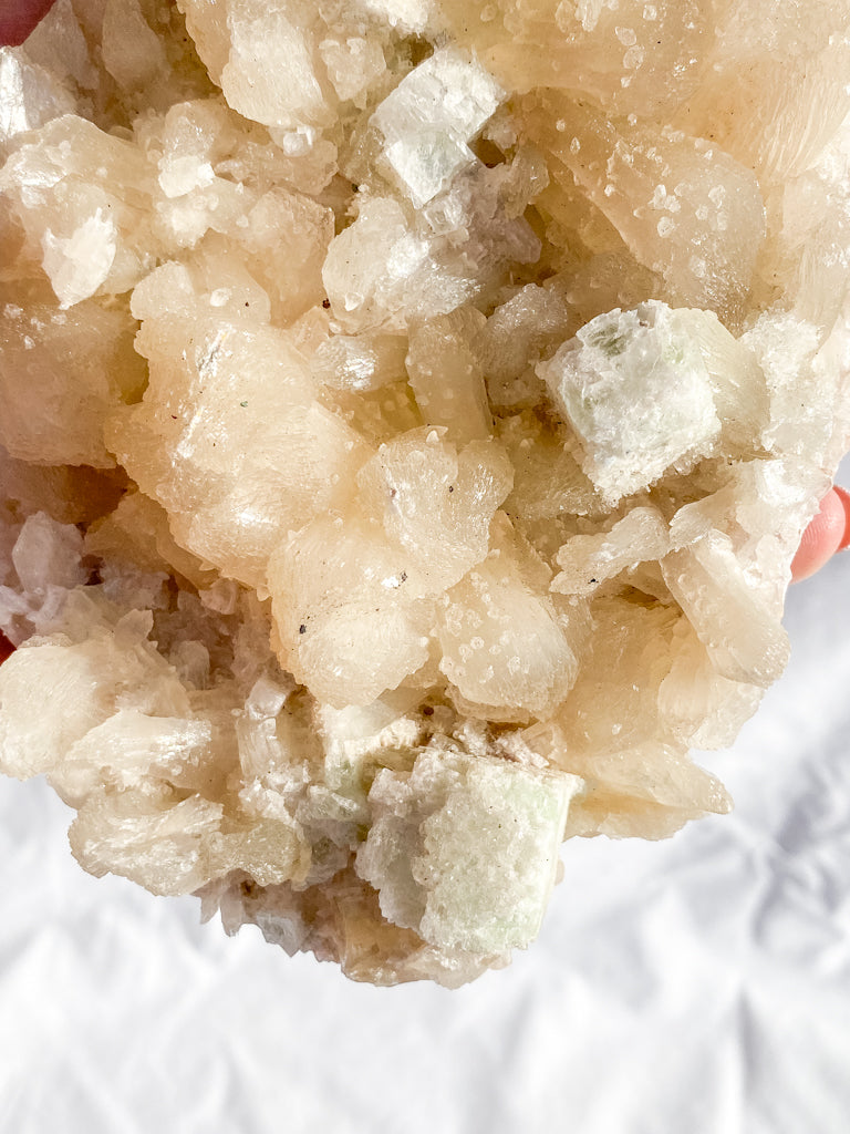 Apophyllite Stilbite Cluster 834g