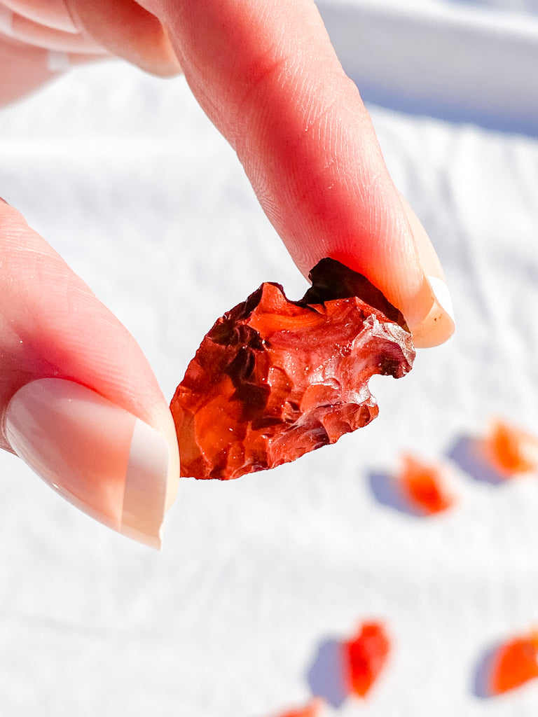 Carnelian Arrow Heads | Mini