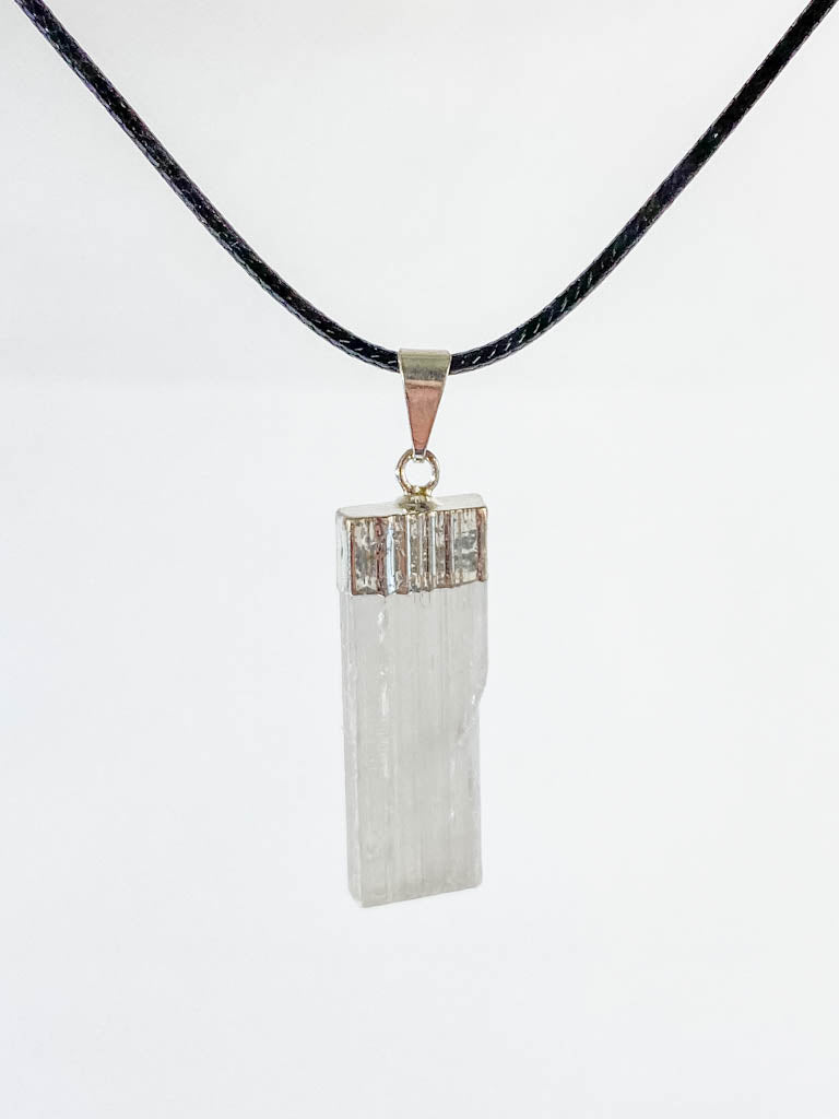 Vitality Pendant Natural Selenite