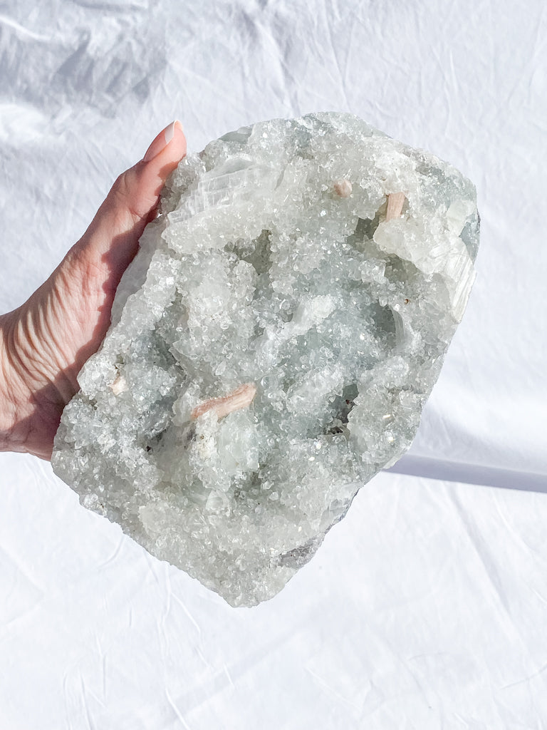 Chalcedony with Inclusions CutBase Cluster 1.8kg