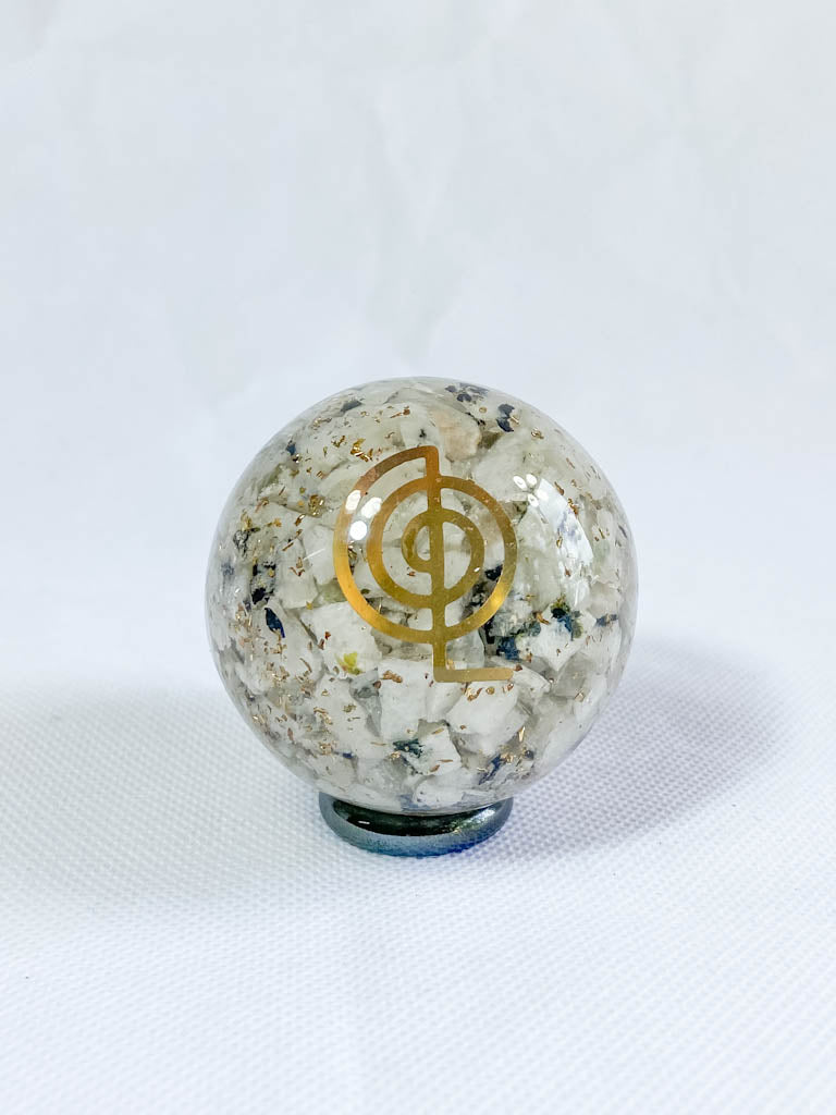 Orgonite Moonstone Sphere | X Large