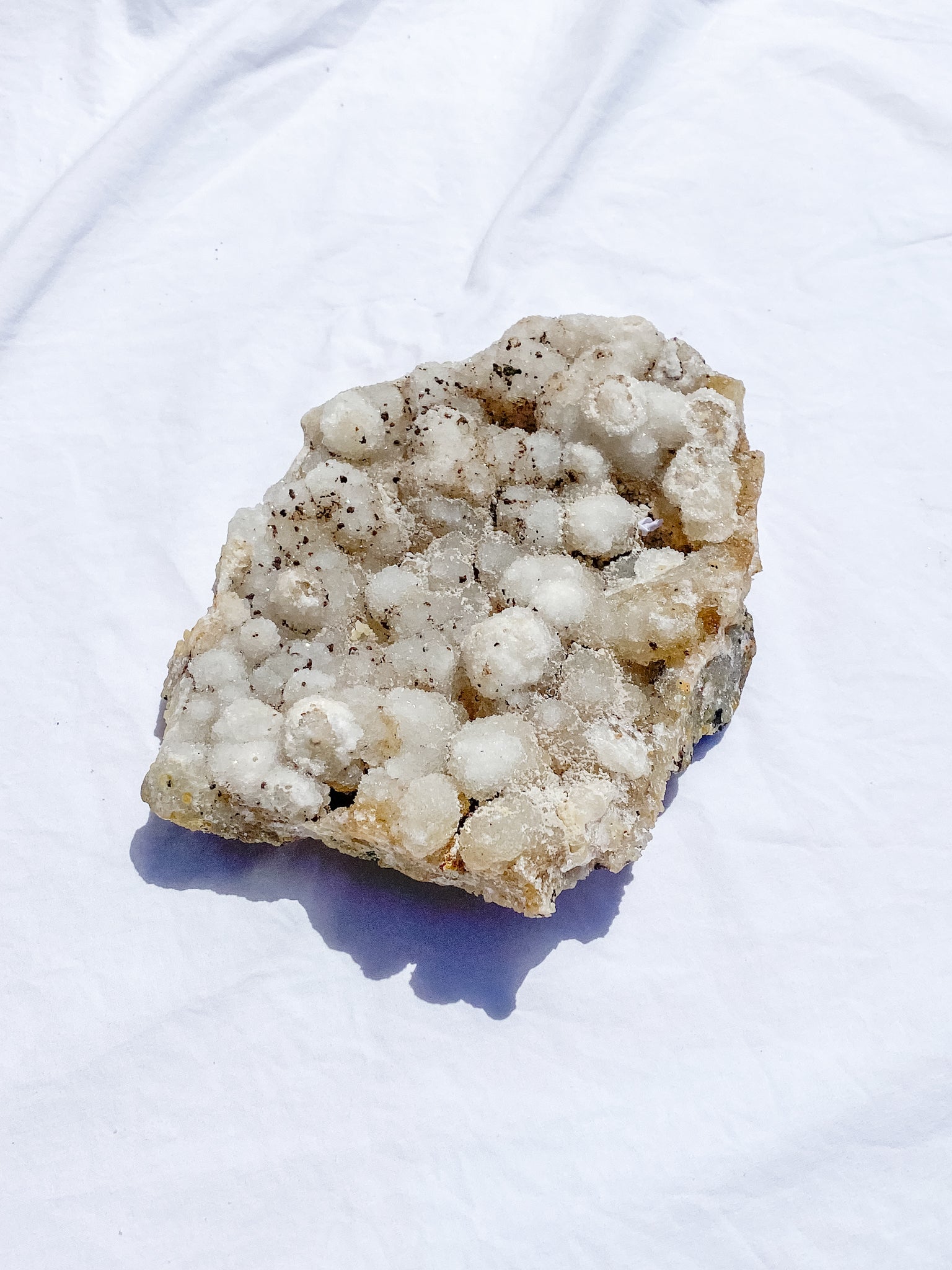 Coral Quartz Cluster with Druzy and Inclusions 1.1kg