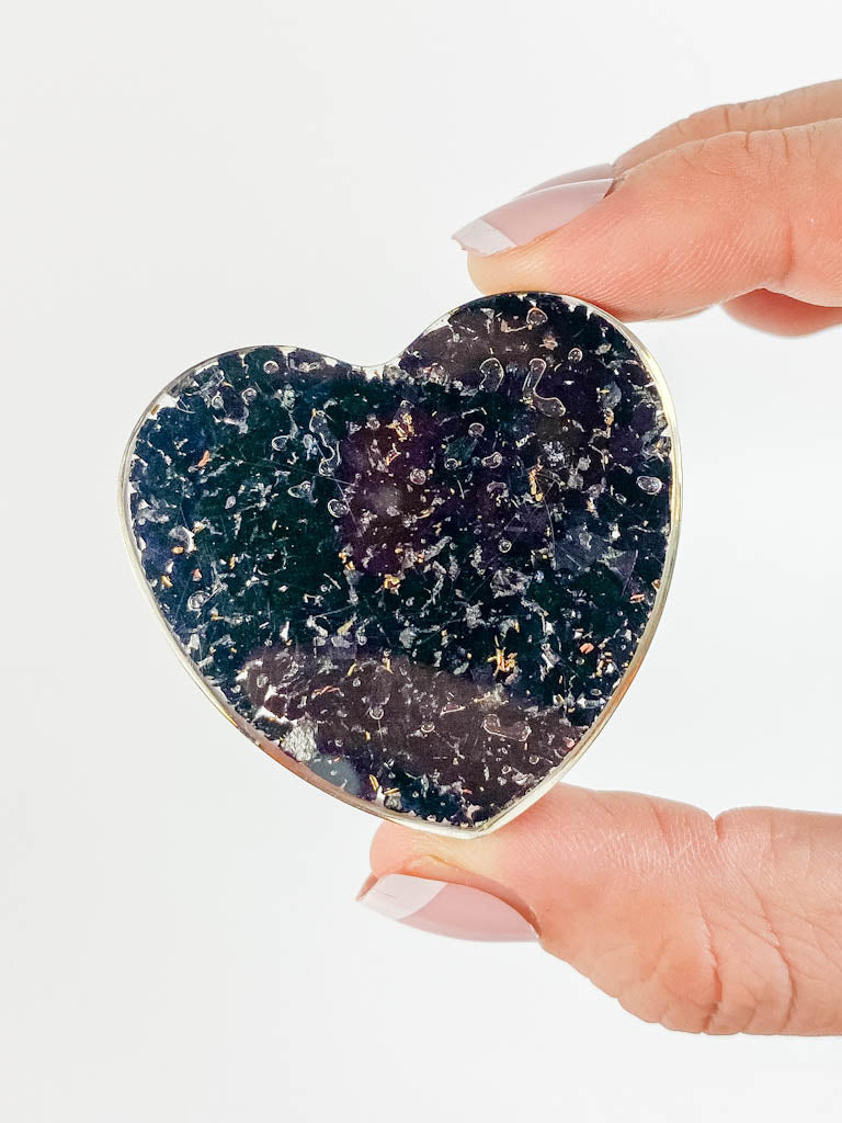 Orgonite Heart Black Tourmaline | Medium