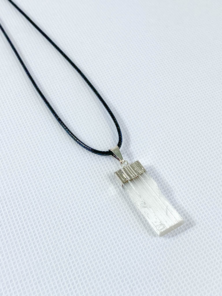 Vitality Pendant Natural Selenite