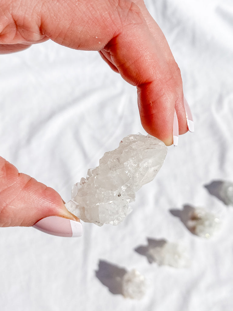 Glass Apophyllite Cluster | Small