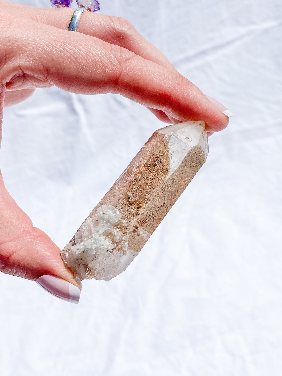 Clear Quartz with Inclusions Natural Point 65g