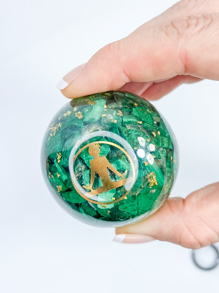 Orgonite Malachite Sphere | X Large