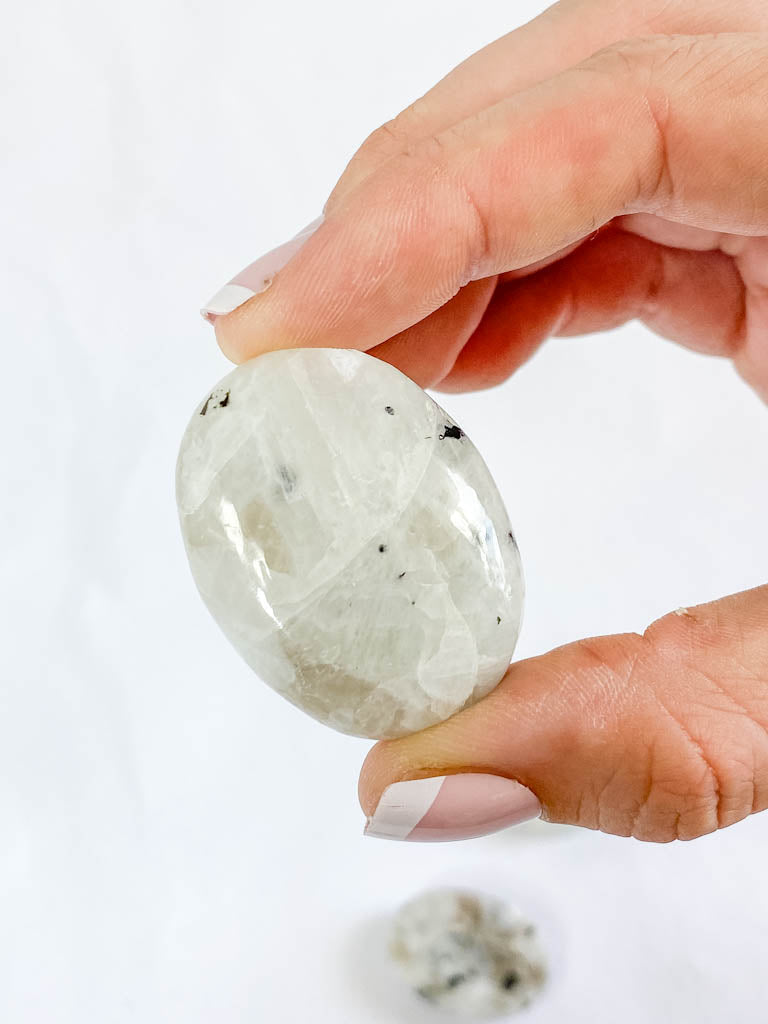 Rainbow MoonStone Worry Stone