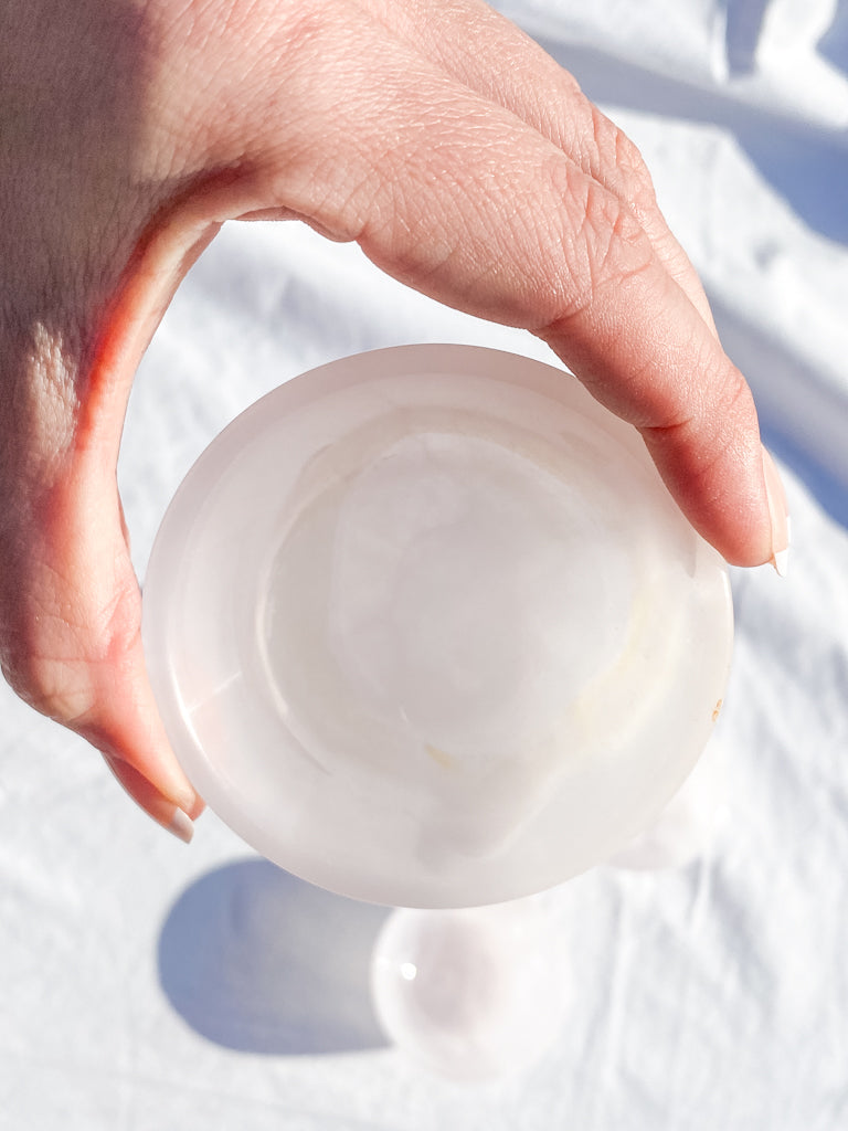 Pink Calcite Bowl | Medium