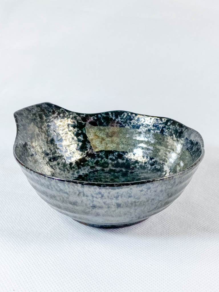 Oriental Ceramic Sage Bowl with Lip | X Large