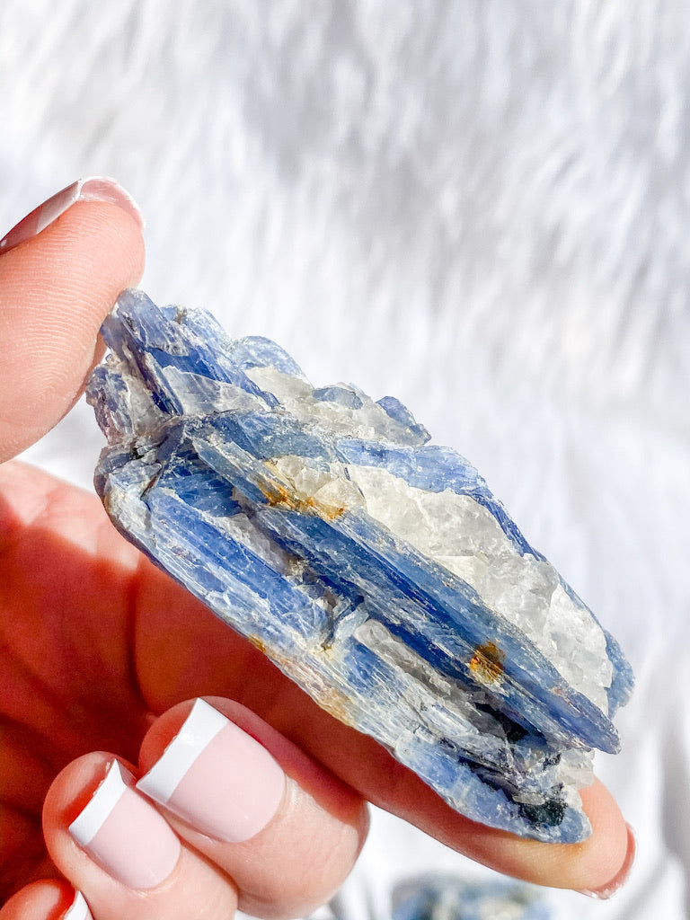 Blue Kyanite with Mica and Quartz Natural | Small