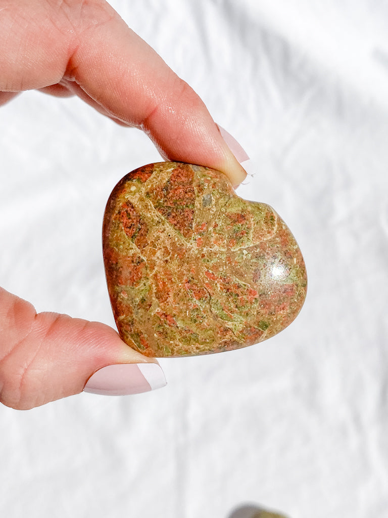 Unakite Heart | Medium