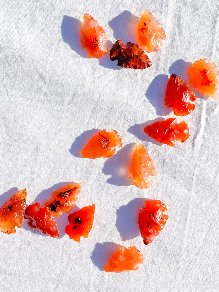 Carnelian Arrow Heads | Mini