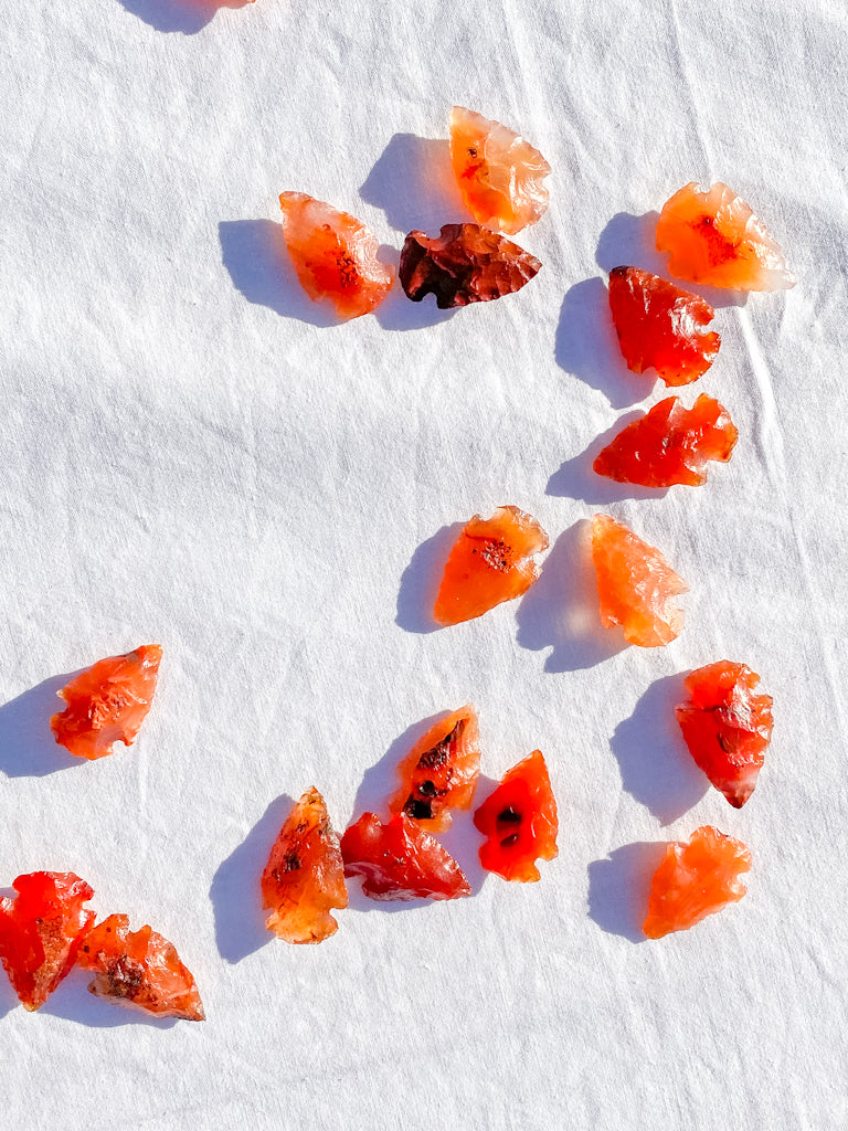 Carnelian Arrow Heads | Mini