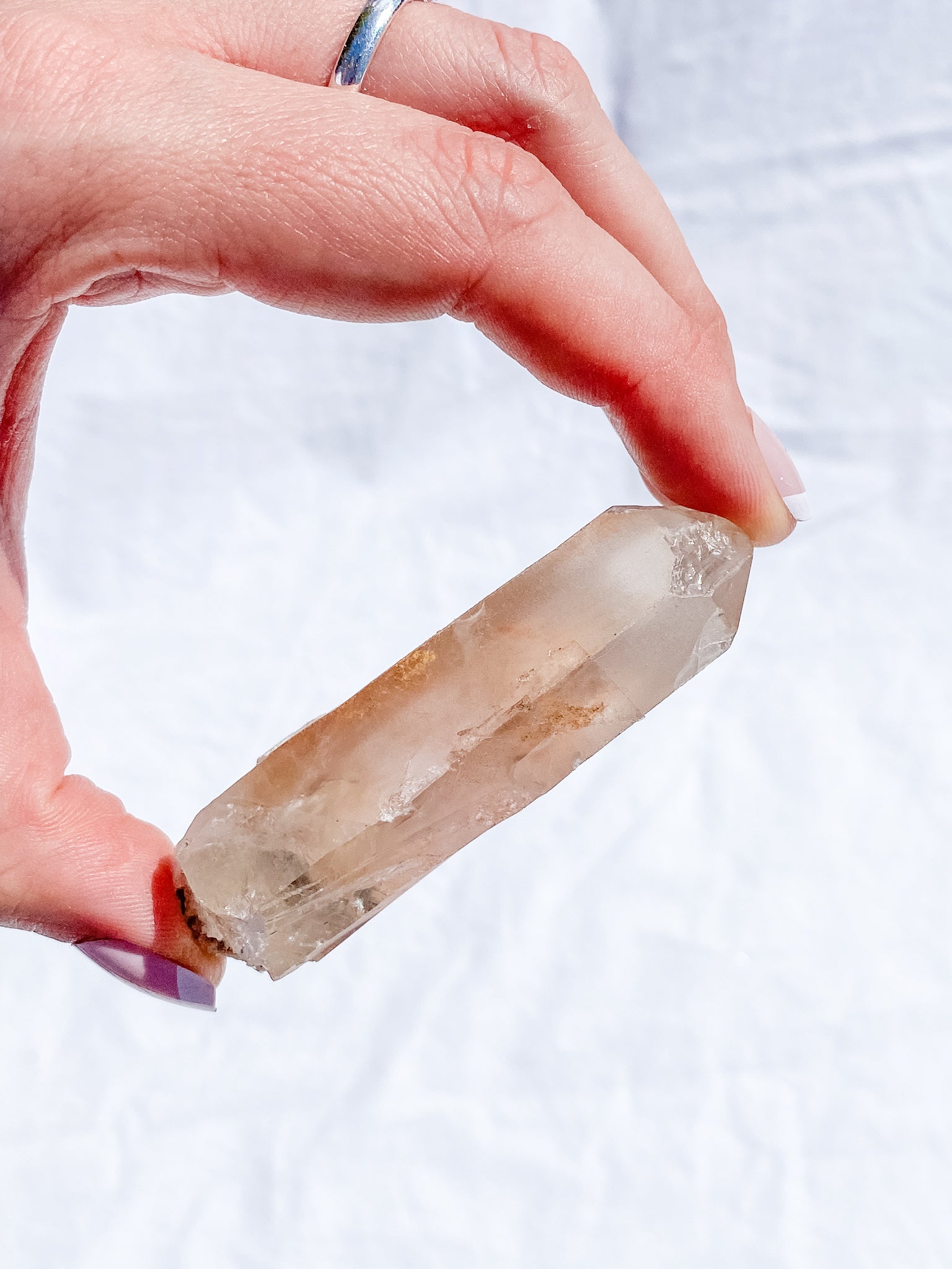 Clear Quartz with Inclusions Natural Point 65g