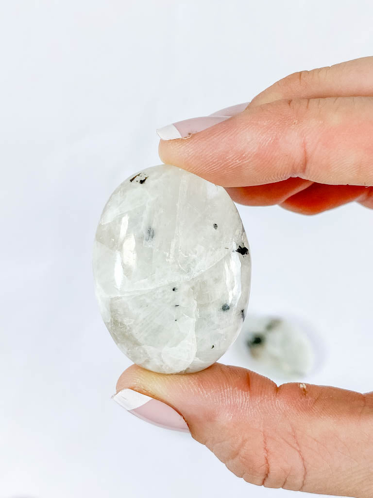 Rainbow MoonStone Worry Stone