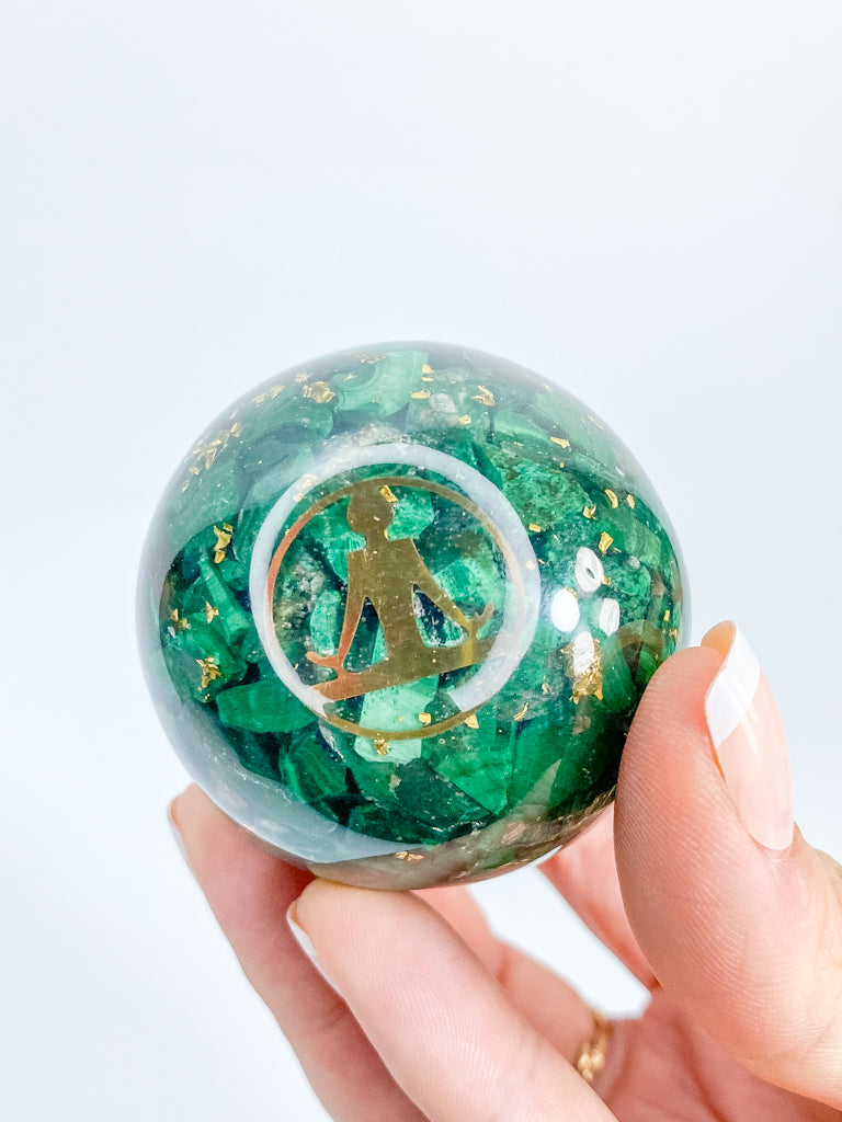 Orgonite Malachite Sphere | X Large