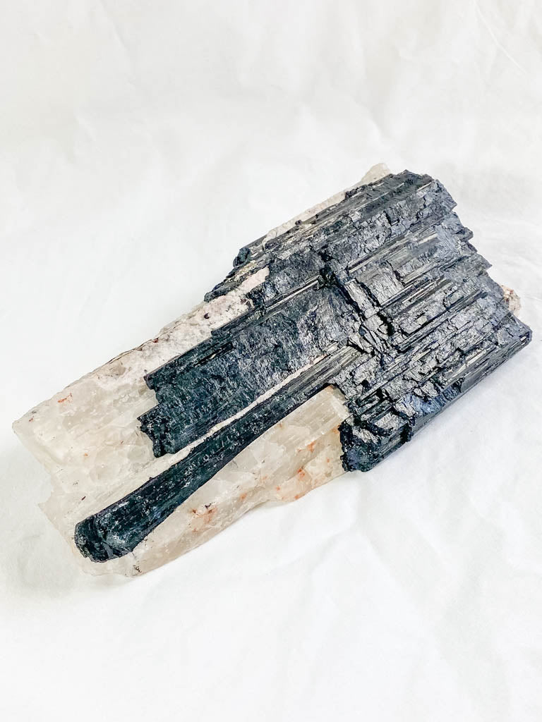 Black Tourmaline with Quartz Natural Chunk 1.3kg