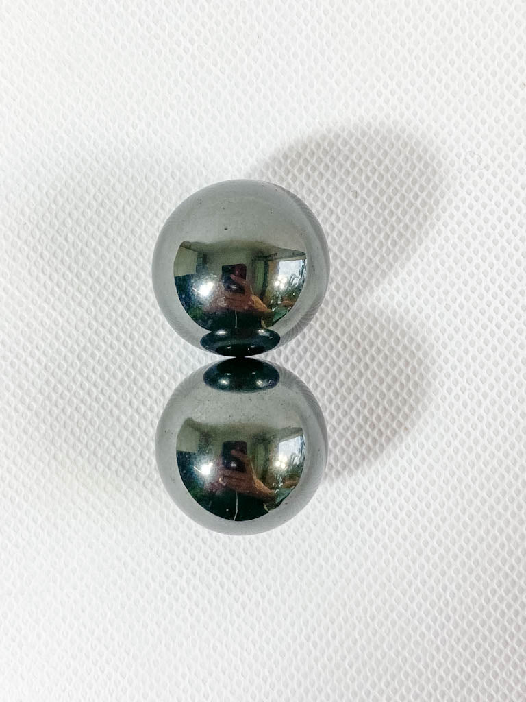 Magnetic Hematite Sphere Pair | Small