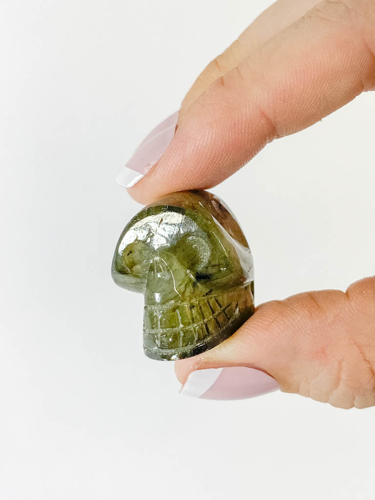 Labradorite Mini Skull