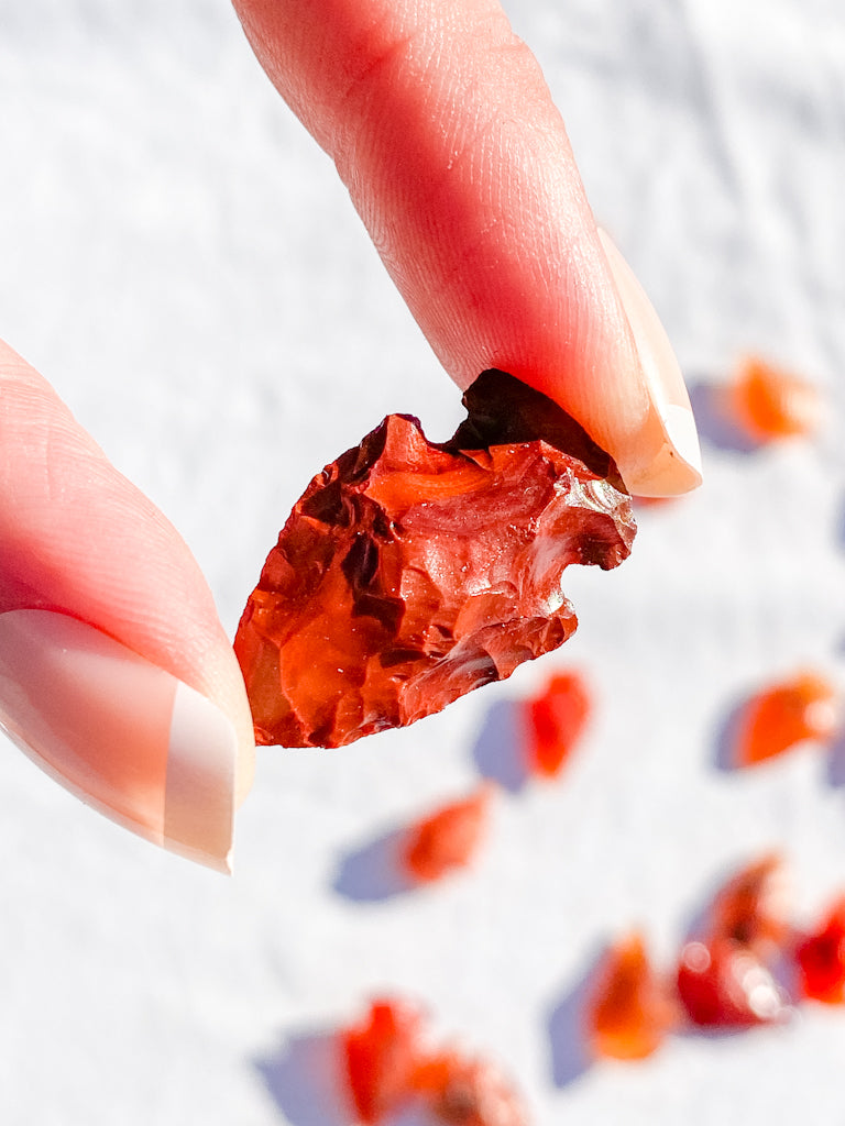 Carnelian Arrow Heads | Mini