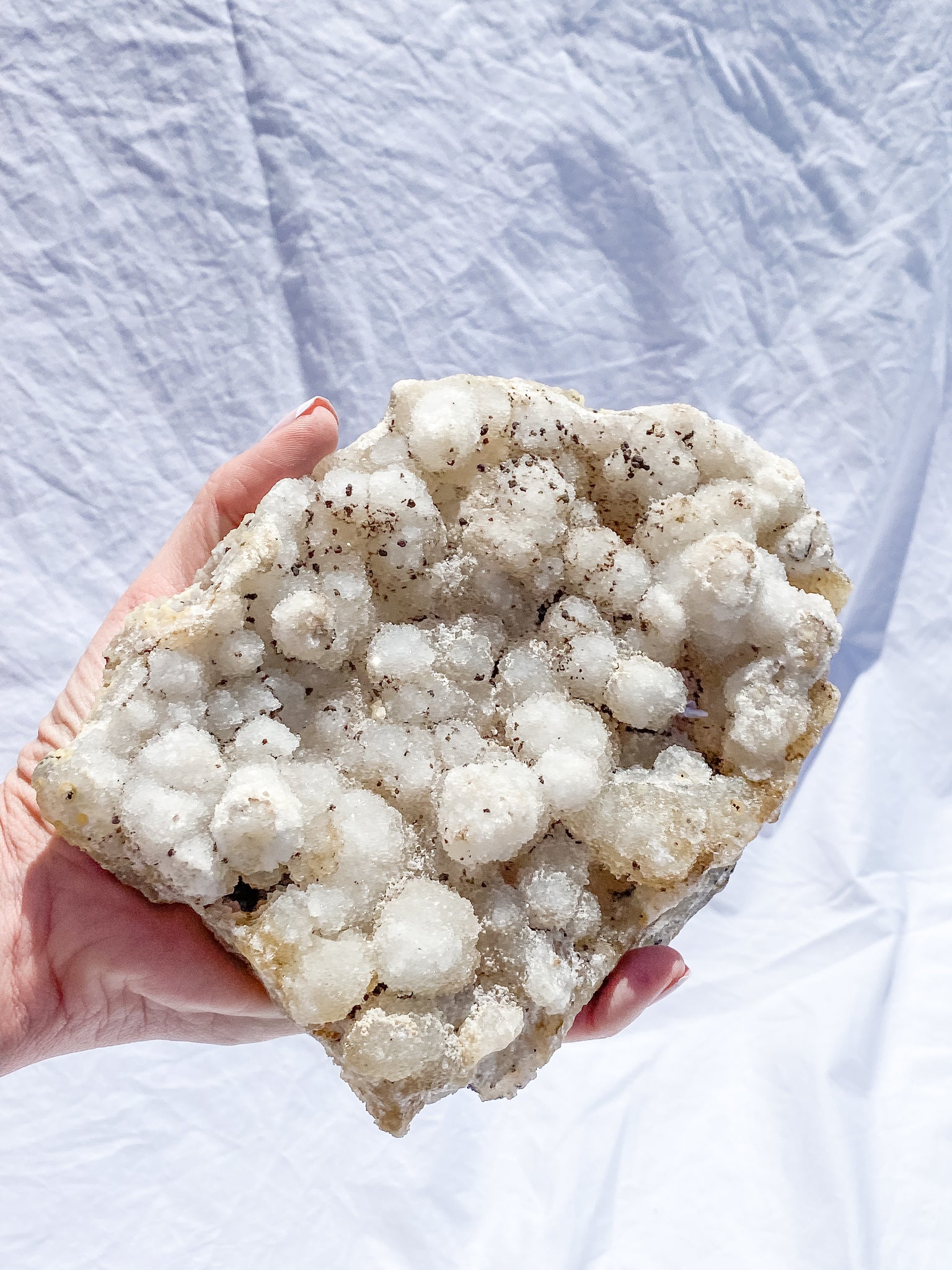 Coral Quartz Cluster with Druzy and Inclusions 1.1kg