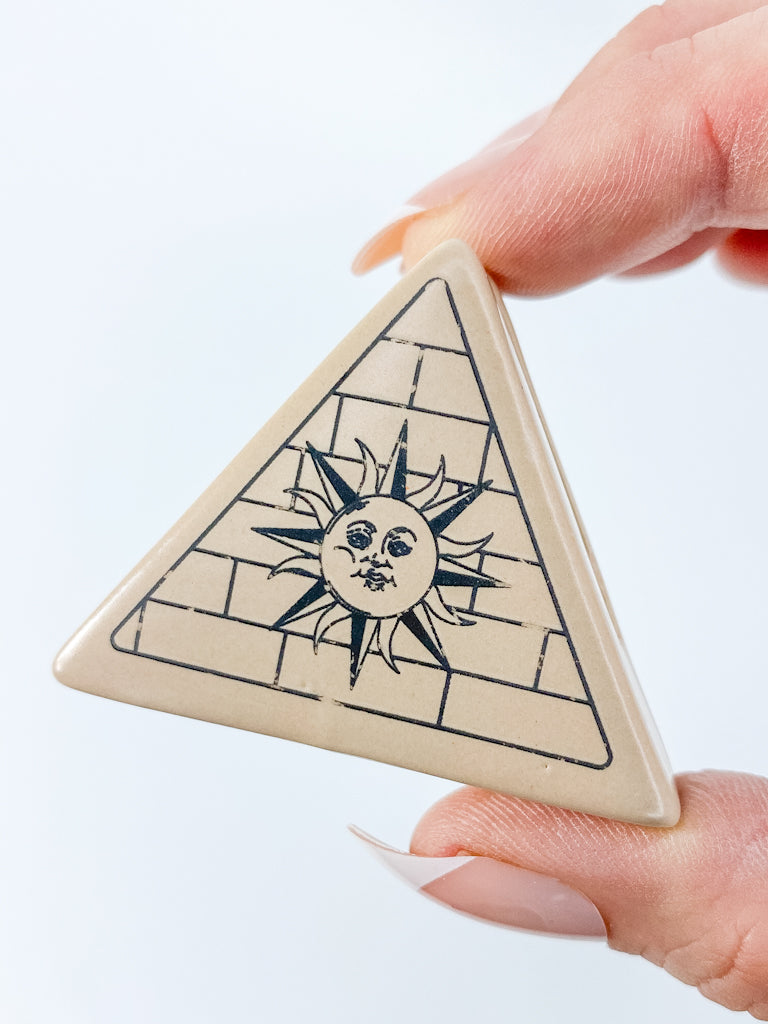 SunFace Ceramic Holder | Peach