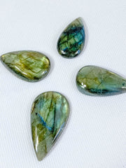 Labradorite Cabochon Tear Drop | Medium