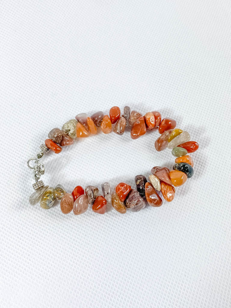 Gemstone Bracelets Rutile and Jasper Mix