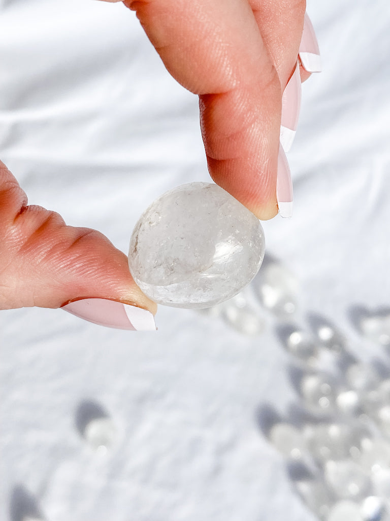 Clear Quartz Tumbles | Small